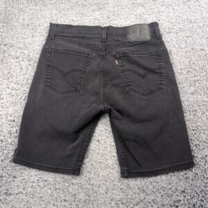 Levi's 505 Shorts Men 32 Black Chore Stretch Streetwear Summer Y2K Casual Denim